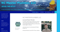 Desktop Screenshot of ncmasterplumber.com